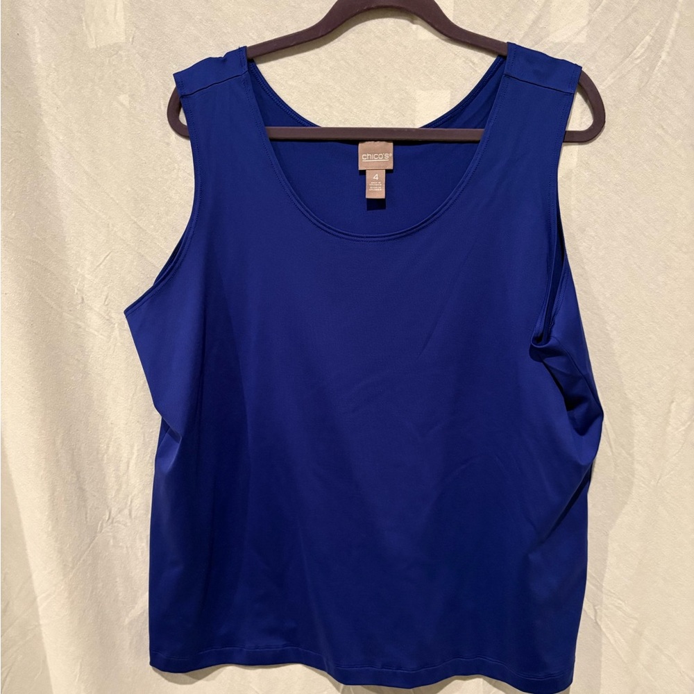 NWT Chico's Royal Blue Tank Top